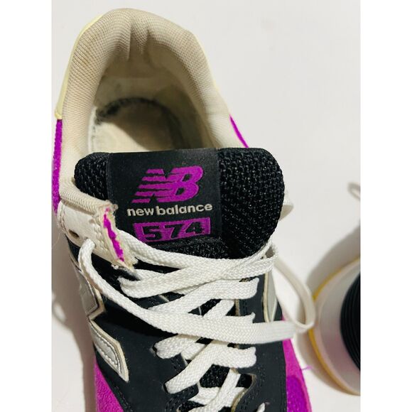 New Balance 574 classic weekend expedition tennis shoes purple running  women 10 - Picture 10 of 11